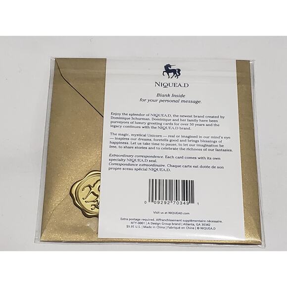 2 for $10 NIQUEA.D Thank You Flower Design Luxury Greeting Card - Picture 2 of 2